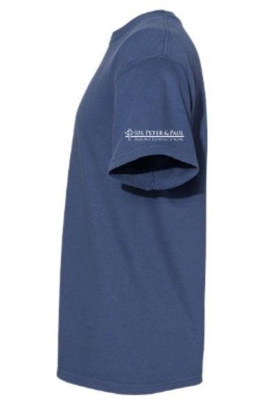Youth or Adult Sleeve Logo God Is Good All The Time Comfort Colors Garment-Dyed Heavyweight T-Shirt (SPPS)
