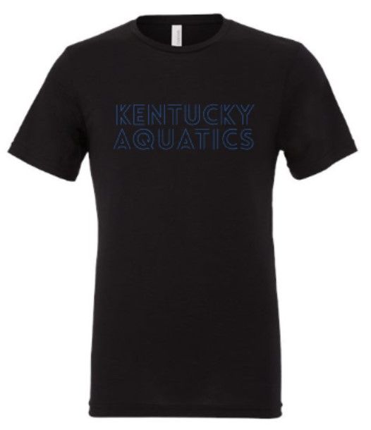 Youth Kentucky Aquatics Outline Bella + Canvas Triblend Short Sleeve Tee (KA)