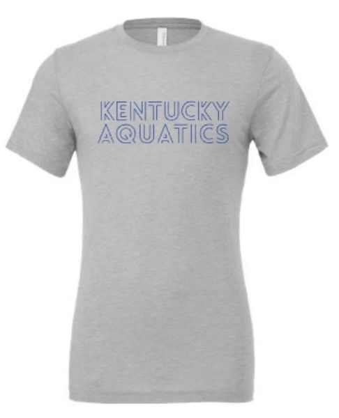 Youth Kentucky Aquatics Outline Bella + Canvas Triblend Short Sleeve Tee (KA)