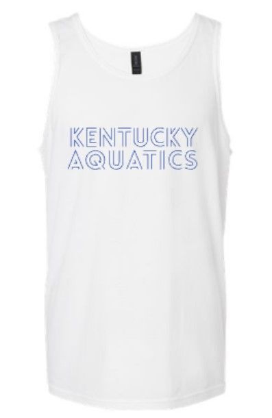 Adult Kentucky Aquatics Outline Gildan Softstyle Tank (KA)
