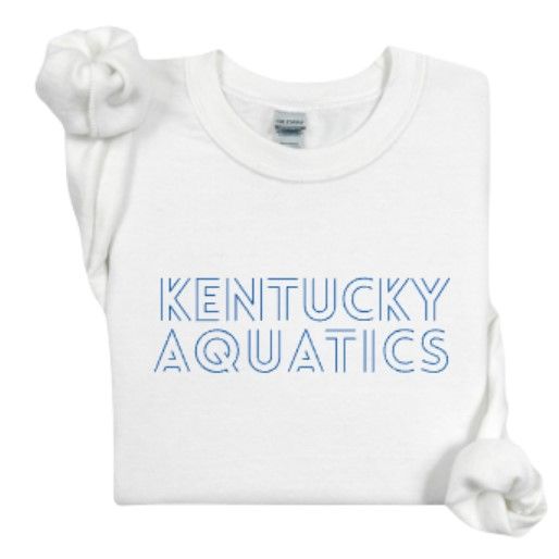 Youth or Adult Kentucky Aquatics Outline Gildan Heavy Blend Sweatshirt (KA)