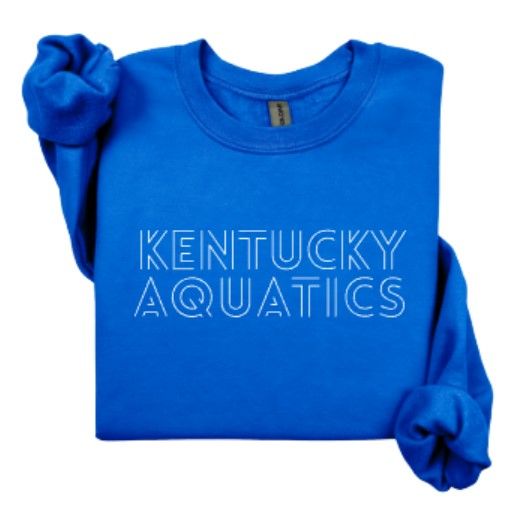 Youth or Adult Kentucky Aquatics Outline Gildan Heavy Blend Sweatshirt (KA)