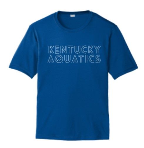 Youth Kentucky Aquatics Outline Sport-Tek® PosiCharge® Competitor™ Tee (KA)