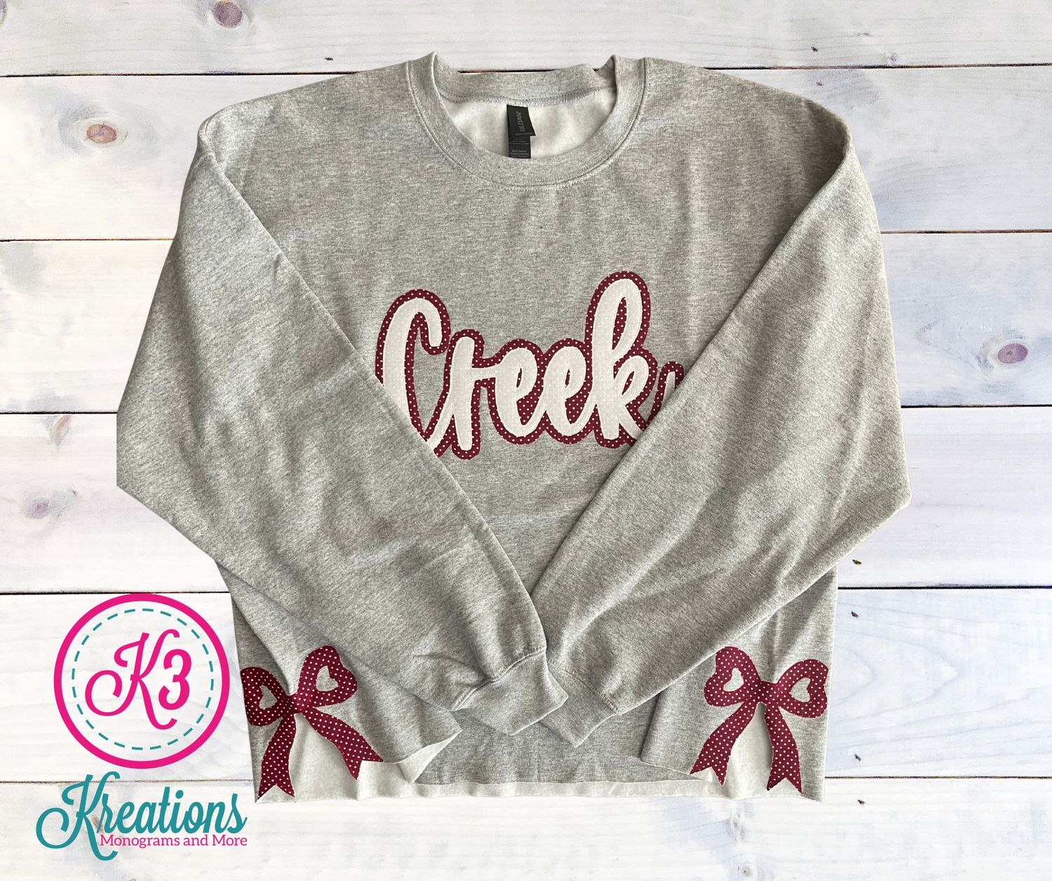 Adult Creek Side Bow Crewneck Sweatshirt (TCDT)