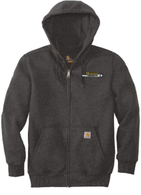 Carhartt® Rain Defender® Paxton Heavyweight Hooded Zip-Front Sweatshirt (MC)