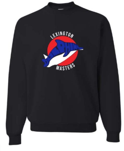 Adult Lexington Dolphins Masters NuBlend® Crewneck Sweatshirt (LEXDM)