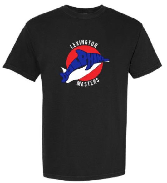 Adult Lexington Dolphins Masters Comfort Colors Garment-Dyed Heavyweight Short OR Long Sleeve Tee (LEXDM)