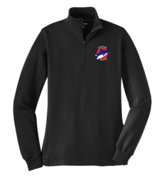 Ladies Sport-Tek 1/4 Zip Sweatshirt with Embroidered Logo (LEXDM)