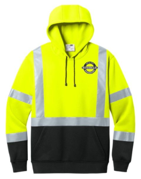 CornerStone® ANSI 107 Class 3 Heavy-Duty Fleece Pullover Hoodie (RM)