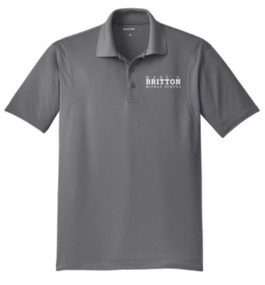 Unisex or Ladies Sport-Tek® Micropique Sport-Wick® Polo with Embroidered Mary E. Britton Middle School (MEB)