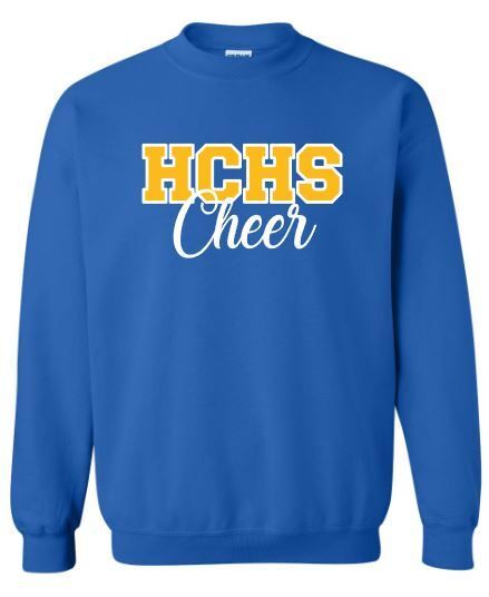 HCHS Cheer Crewneck Sweatshirt (HCC)