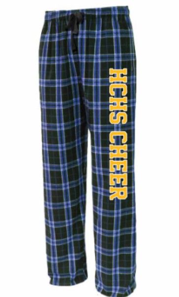 Adult HCHS Cheer Flannel Pants (HCC)