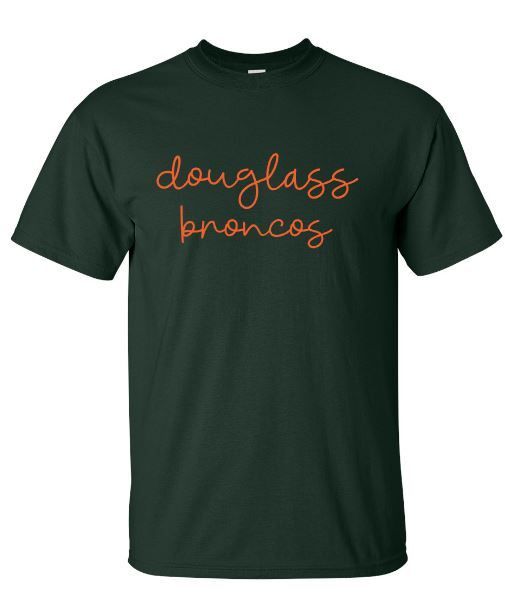 douglass broncos Short OR Long Sleeve Tee (FDL)