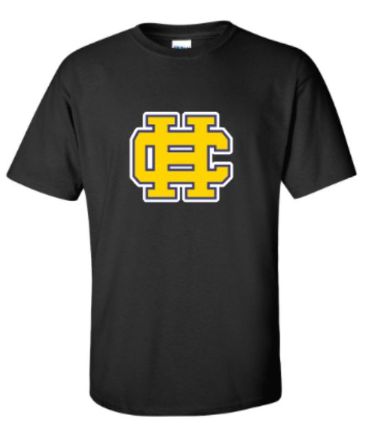 Adult HC Logo Short OR Long Sleeve Gildan Tee