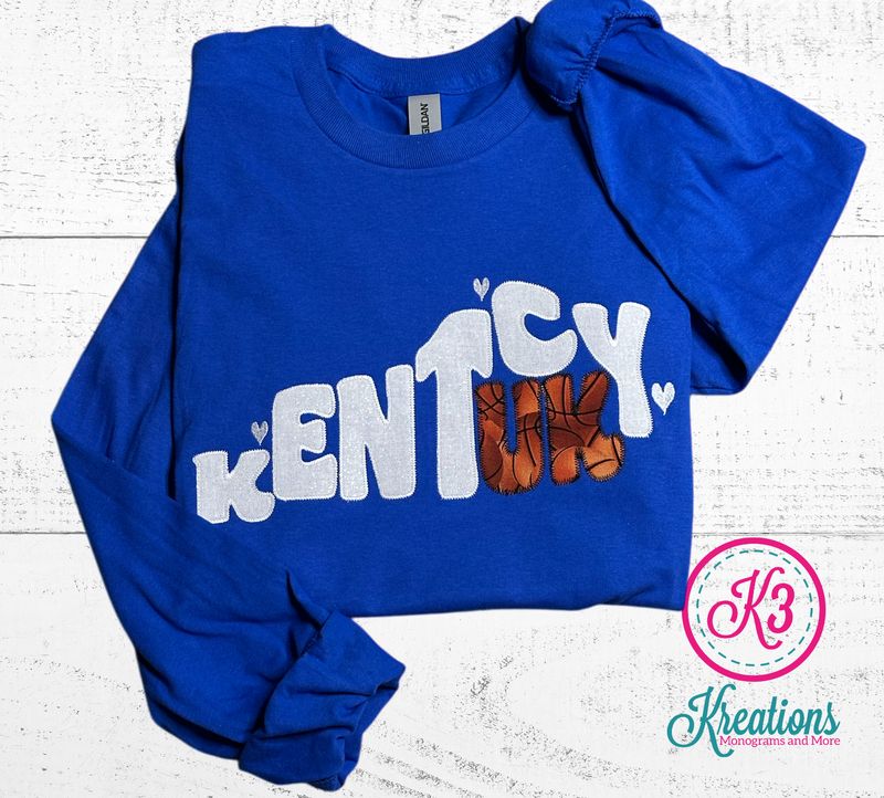 Adult UK Kentucky Basketball Long Sleeve Tee