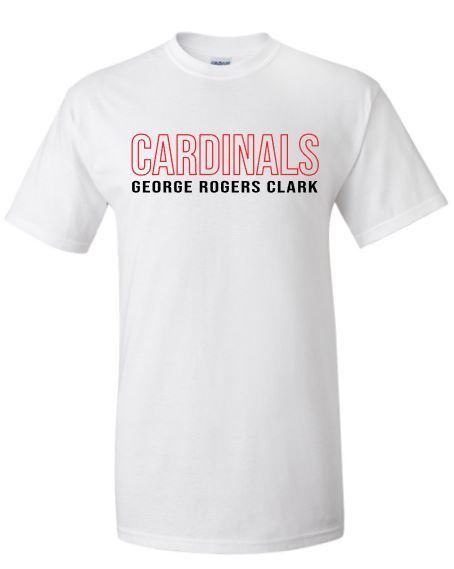 Adult Cardinals George Rogers Clark Short OR Long Sleeve Tee