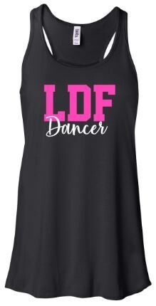Ladies LDF Dancer Flowy Racerback Tank (LDF)