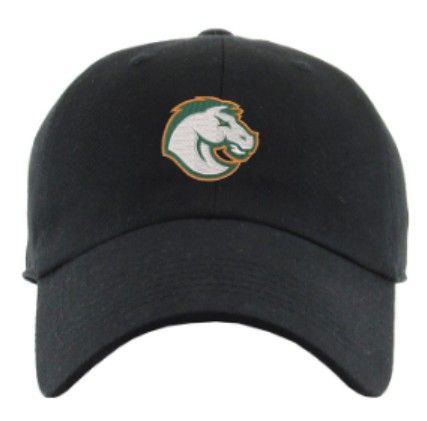 Distressed or Non-Distressed Hat with Bronco Logo