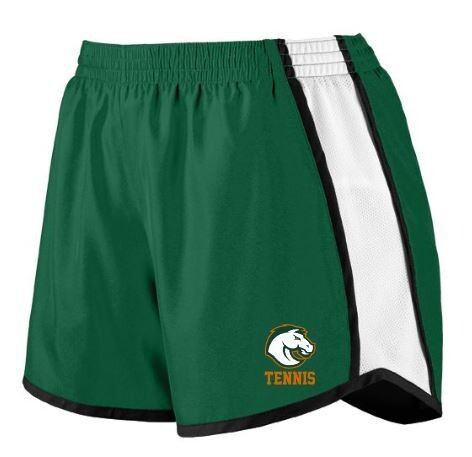 Girls or Ladies Bronco Tennis Pulse Team Running Shorts (FDT)