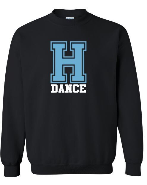 H Dance The Team Behind the Team Black Sweatshirt (EJHDT)