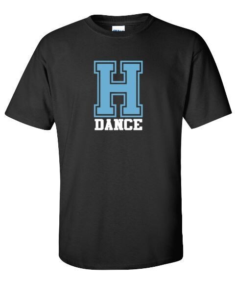 H Dance The Team Behind the Team Black Tee (EJHDT)