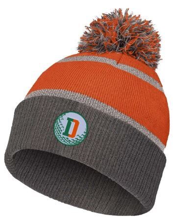 Holloway 8 1/2" Reflective Knit Beanie with Choice of Logo (FDG)