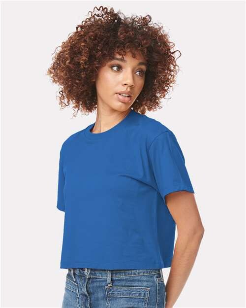 Ladies HC Blue Devils Crop Short Sleeve Tee (HCDT)
