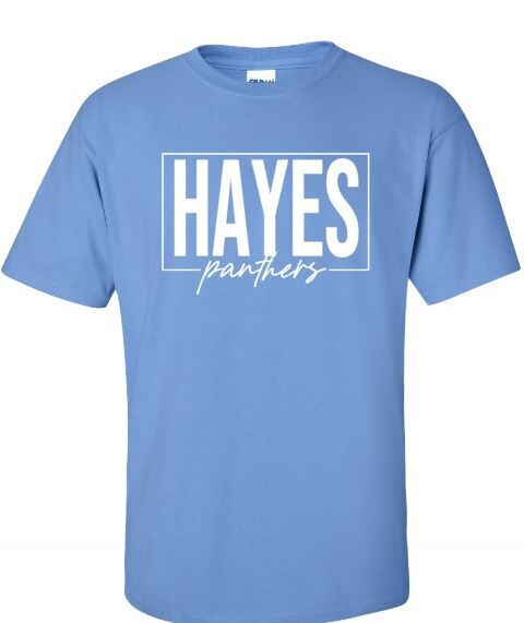 Hayes Panthers Short OR Long Sleeve Tee 