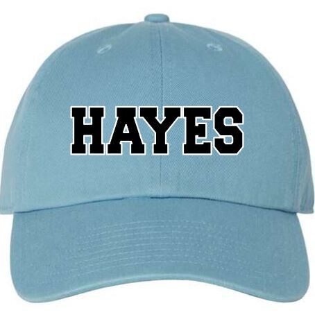HAYES Columbia Blue Embroidered Hat (EJHDT)