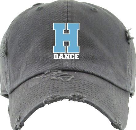 H DANCE Embroidered Distressed or Non-Distressed Hat (EJHDT)