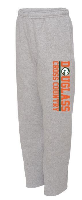 Adult Douglass Cross Country JERZEES NuBlend Open Bottom Sweatpants (FDXC)