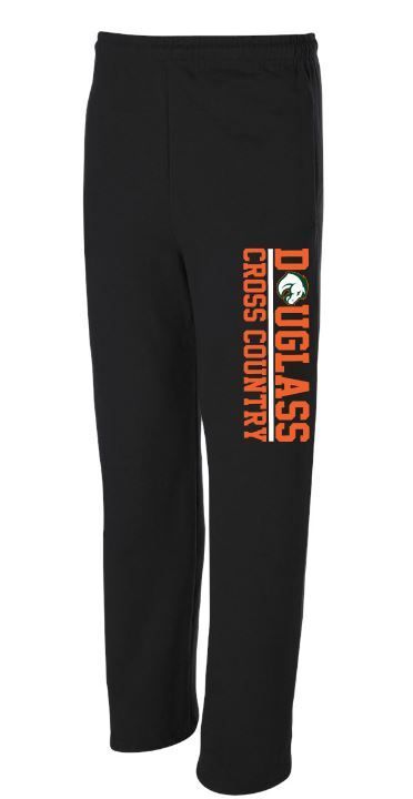 Adult Douglass Cross Country JERZEES NuBlend Open Bottom Sweatpants (FDXC)