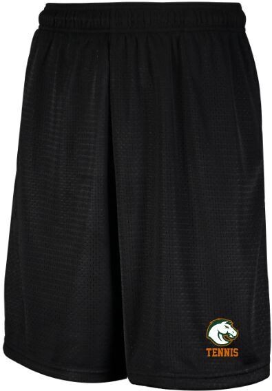 Adult Bronco Tennis Mesh Shorts with Pockets (FDT)