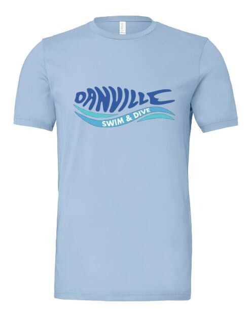 Adult Bella + Canvas Danville Swim &amp; Dive Logo Short Sleeve Tee (DCC)