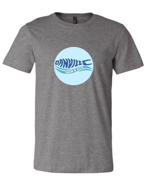Youth Bella + Canvas Danville Swim &amp; Dive Circle Logo Short Sleeve Tee (DCC)