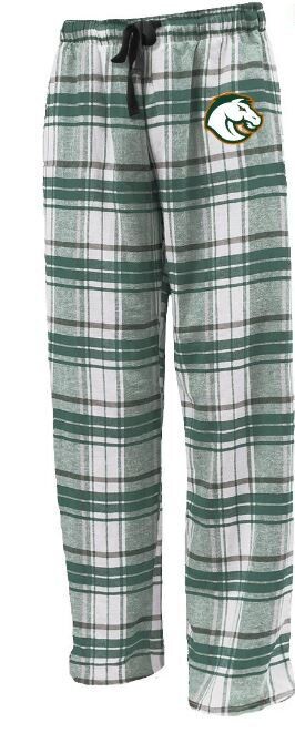 Adult Flannel Pants with Embroidered Bronco (FDT)
