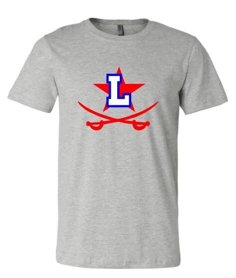 Adult Lafayette Logo Bella + Canvas Triblend Tee (LDT)