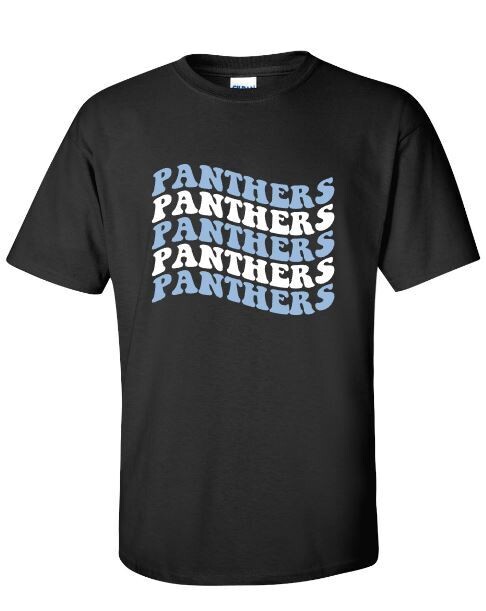 Panthers Waved Short Sleeve Tee 