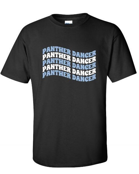 Panther Dancer Waved Short OR Long Sleeve Tee (EJHDT)
