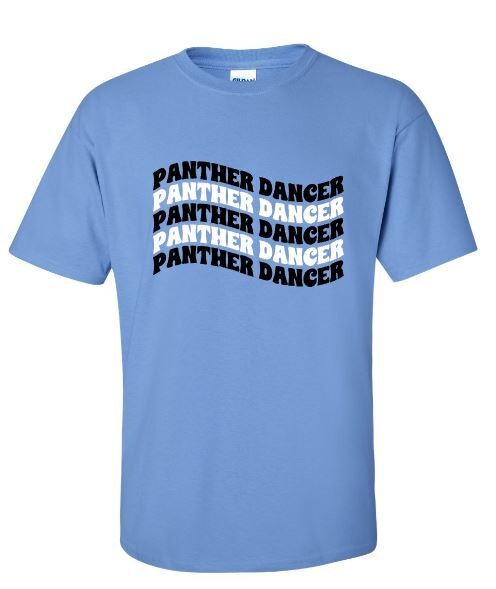 Panther Dancer Waved Short OR Long Sleeve Tee (EJHDT)