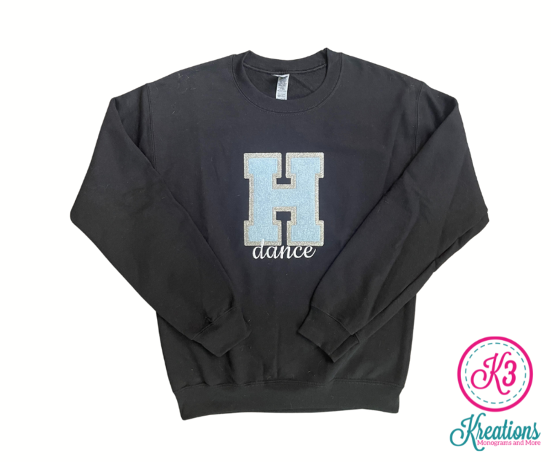 Varsity Letter H dance Sweatshirt (EJHDT)