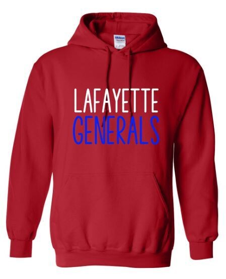 Adult LAFAYETTE GENERALS Gildan Sweatshirt