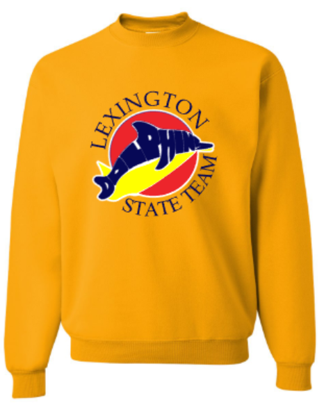 Adult Lexington Dolphins State Team NuBlend® Crewneck Sweatshirt (LEXD)