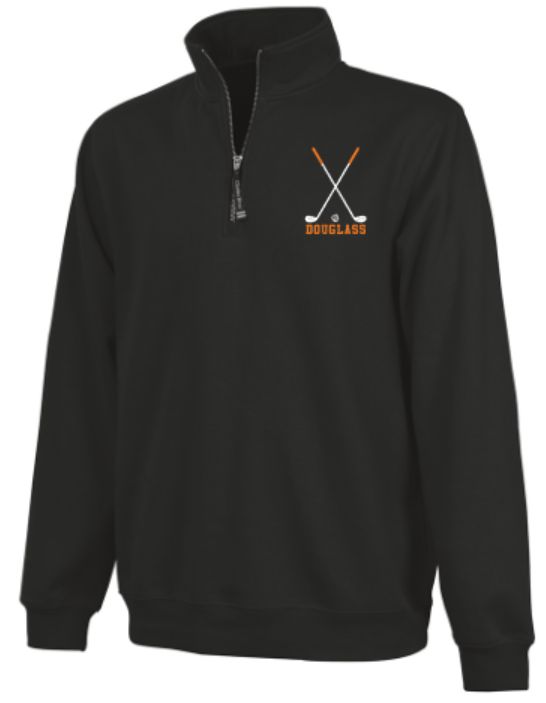 Adult Douglass Golf Clubs Charles River 1/4 Zip Sweatshirt (FDG)