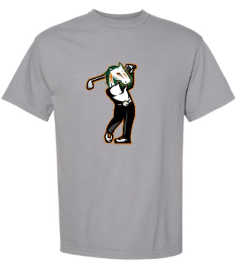 Adult Golf Bronco Comfort Colors Garment-Dyed Heavyweight Tee (FDG)