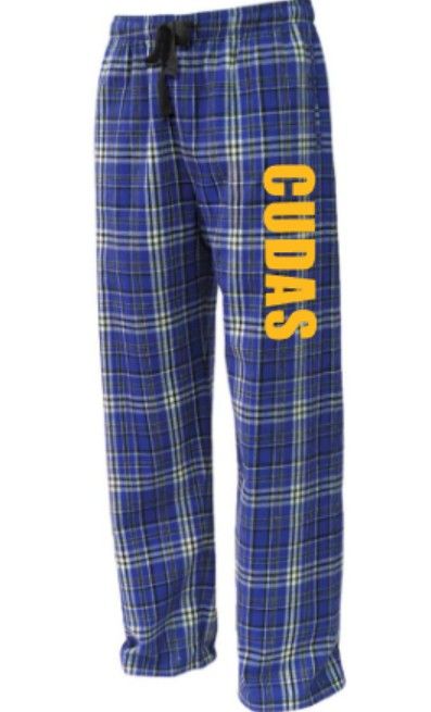 Youth or Adult Cudas Flannel Pants (SH)