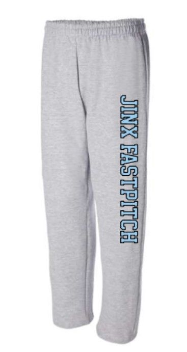 Adult Jinx Fastpitch Open Bottom Sweatpants (JFP)