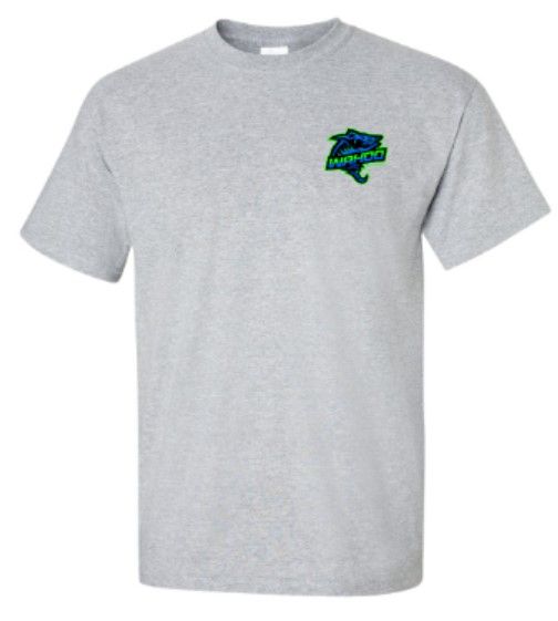 Youth OR Adult Left Chest Full Color Wahoo Gildan Short Sleeve Tee (WWR)