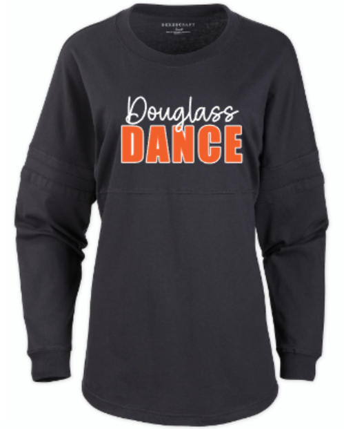 Ladies Douglass DANCE Pom Pom Long Sleeve Jersey T-Shirt (FDDT)