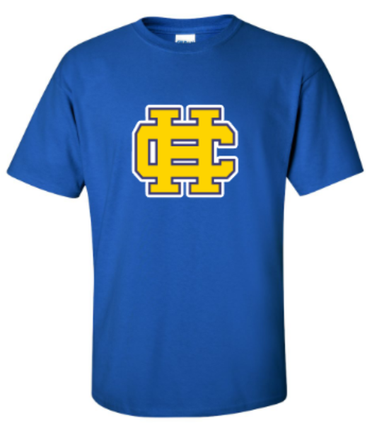 Adult HC Logo Short OR Long Sleeve Gildan Tee (HCDT)